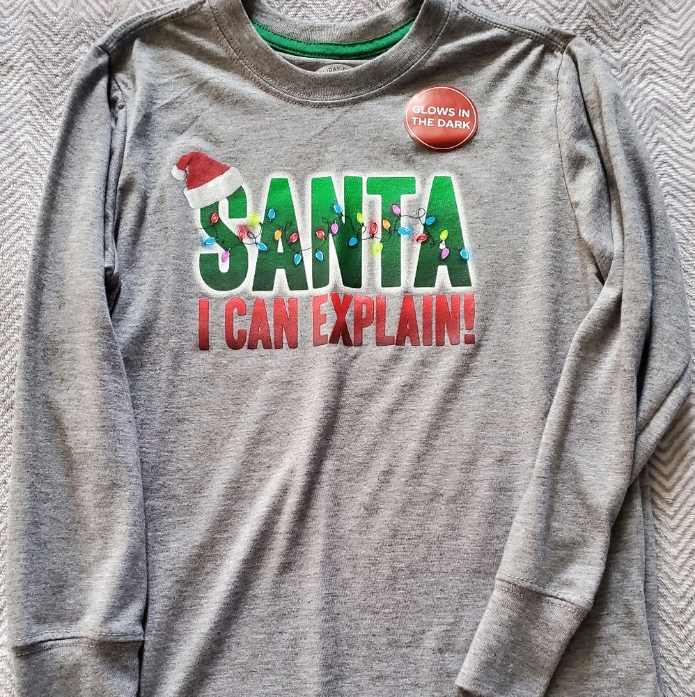 Boy's Christmas long sleeve tee